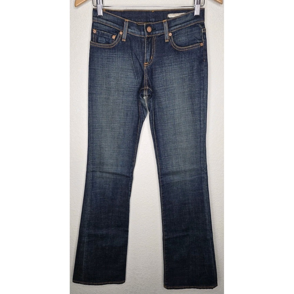 New Chip & Pepper Jeans Women 25x33.5 Pamela Boot Cut Dark Wash Low Rise